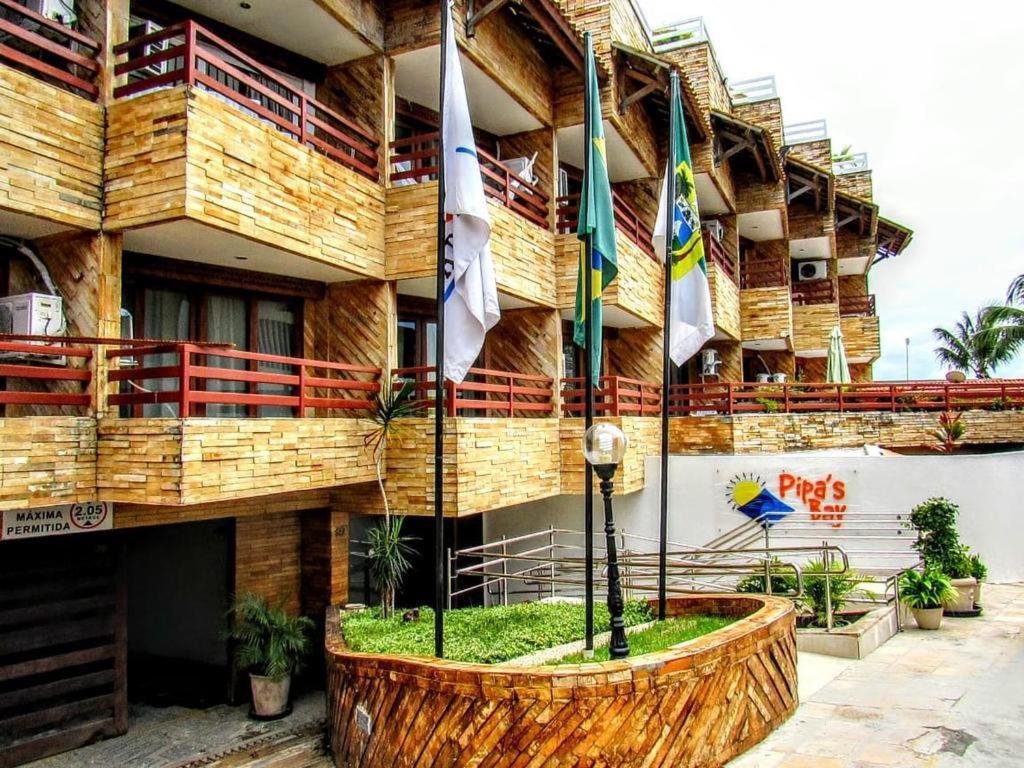 Apartamento Pipas Bay - Flat Beira Mar Praia de Pipa Exterior foto